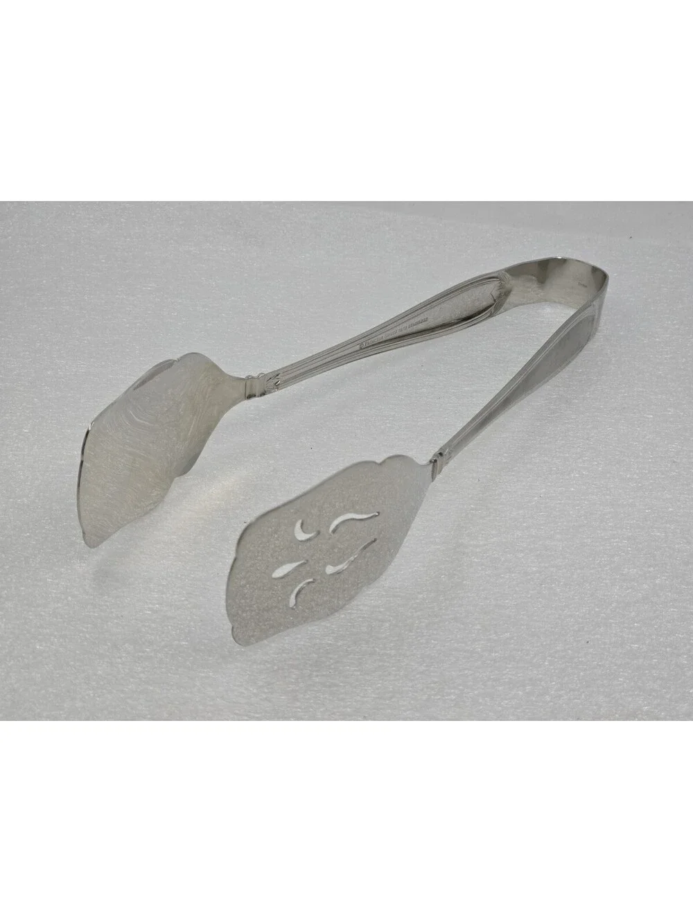 Princess House BARRINGTON Salad Buffet Tongs Stainless Flatware 9.5